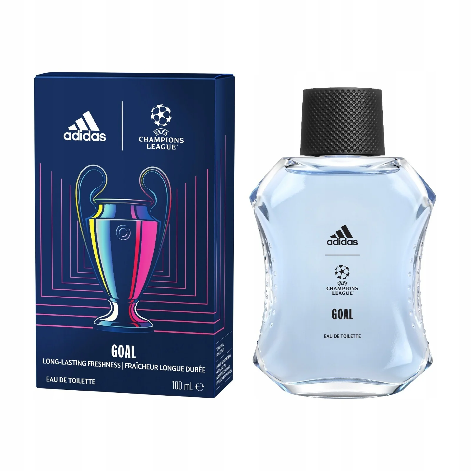 Adidas Champions League Goal Eau De Toilette For Men - Aromatic‐Fresh Perfume 100ml - Image 3