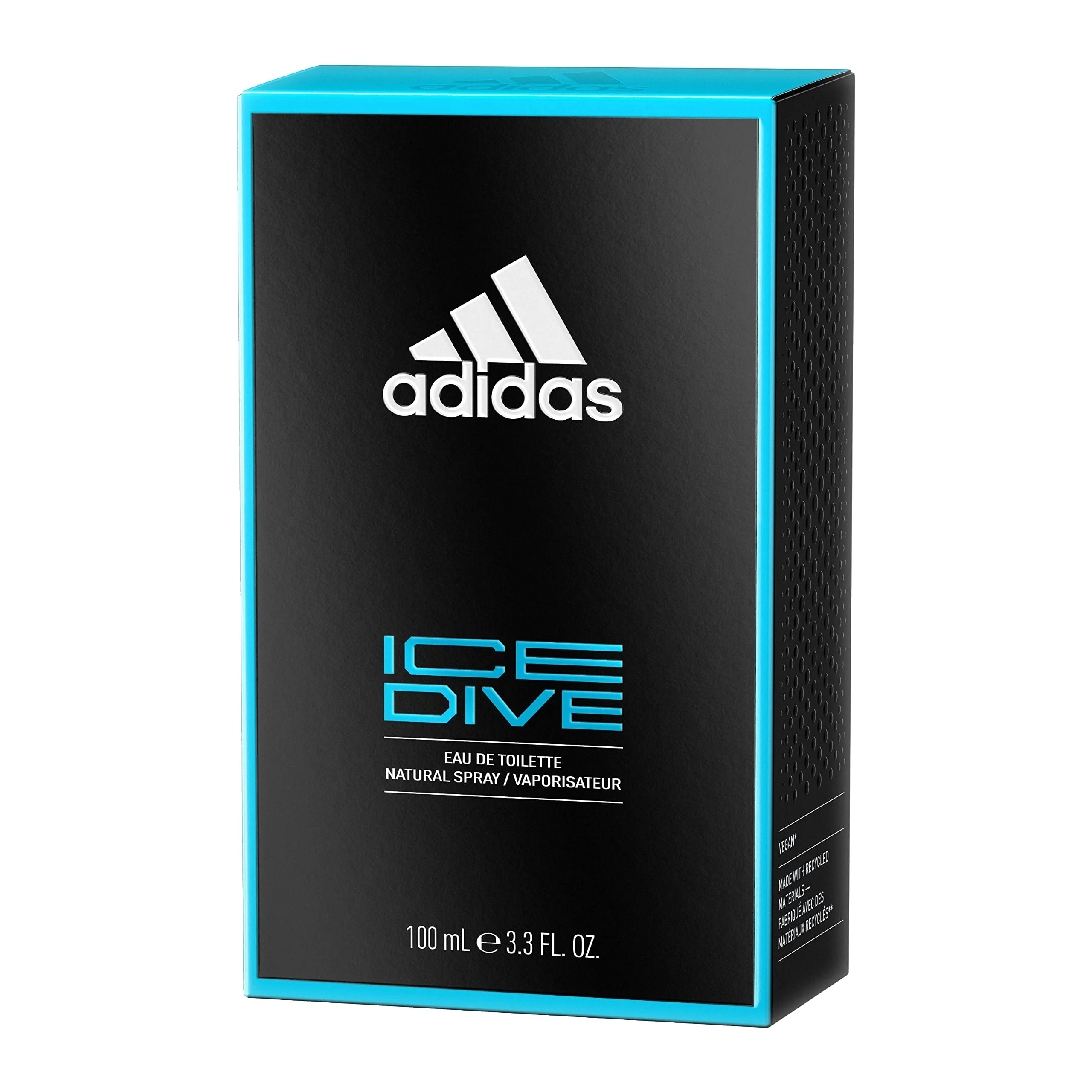 Adidas Ice Dive Eau De Toilette For Men - Aromatic Fougere Perfume 100ml - Image 2