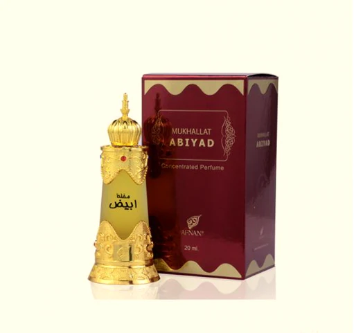 Afnan Mukhallat Abiyadh Concentrated Perfume Oil For Unisex, 20 ml - Image 2