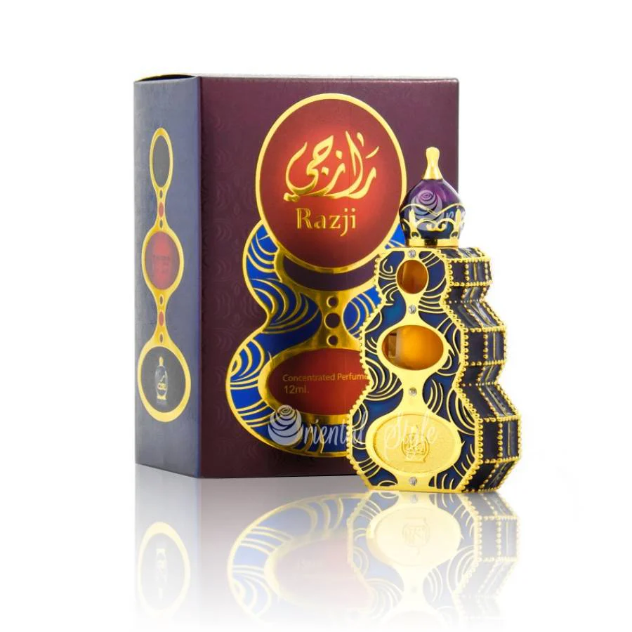 Afnan Razji Attar, Perfume Oil for Unisex - free from alcohol, 12ml