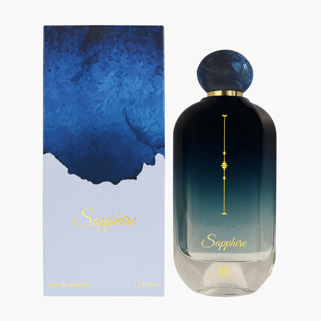 Ahmed Al Maghribi Sapphire Eau De Parfum For Unisex - Fruity floral Perfume 100ml - Image 2