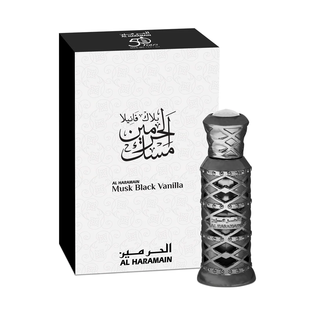 Al Haramain Musk Black Vanilla Concentrated Perfume Oil 12ml