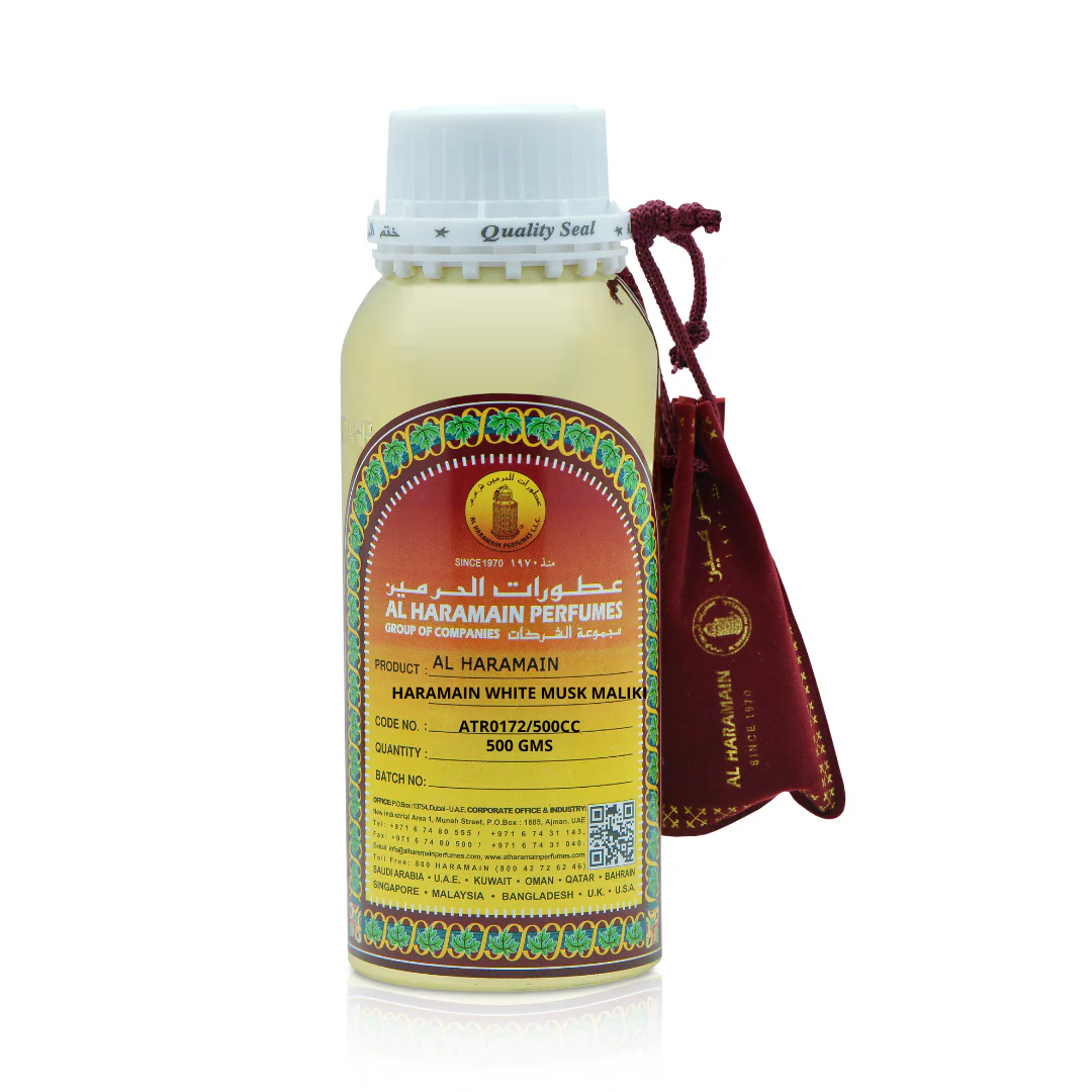 Al Haramain White Musk Maliki 500cc Concentrated Perfume Oil 500g