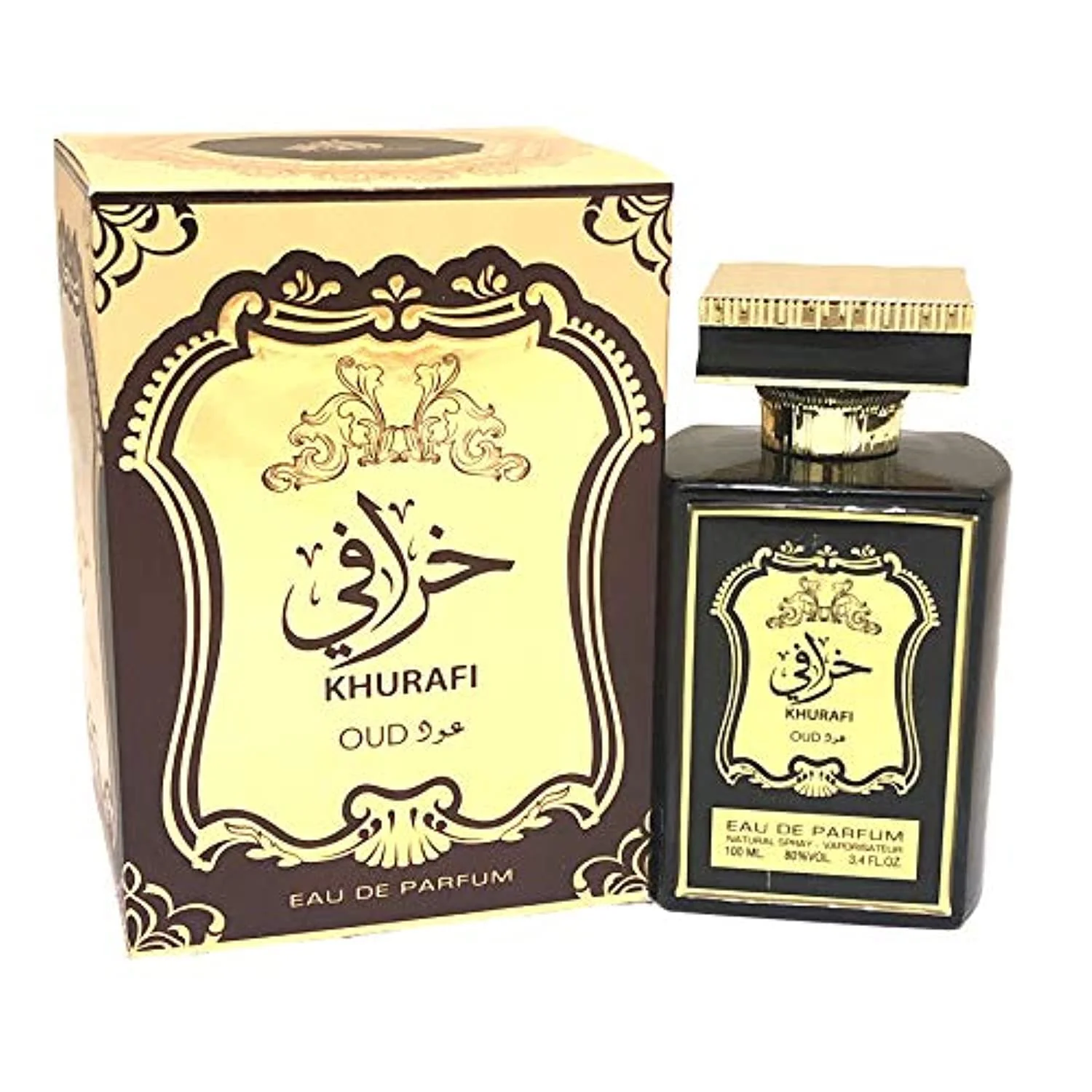 Al Raheeb Oud Khurafi For Unisex - Eau de Parfum, 100ml