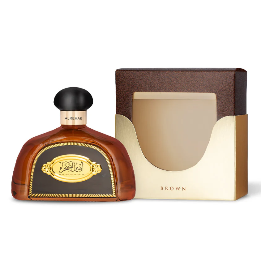 Al Rehab Prince Of Desert Brown EDP 100ml For Unisex - Image 2