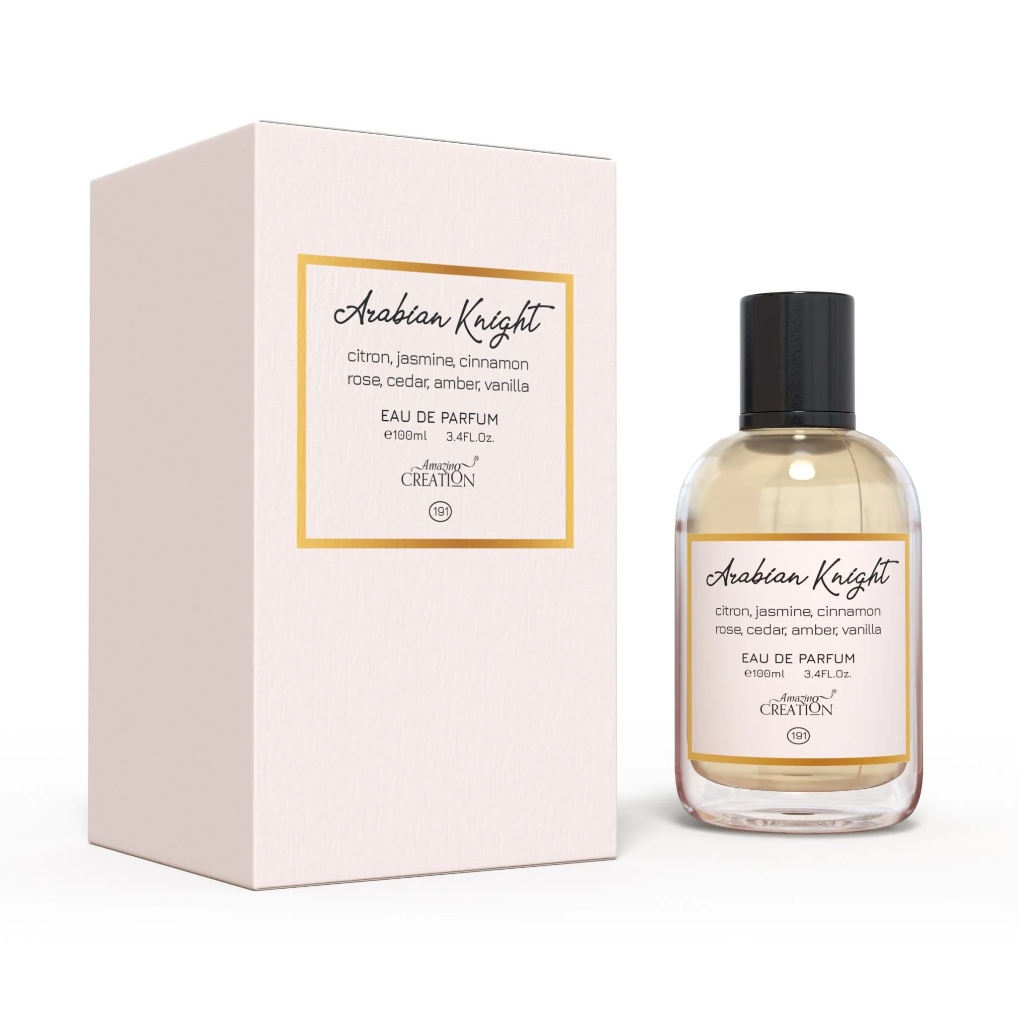 Amazing Creation Arabian Knight Perfume For Men EDP PFB-191 50ml - Image 2
