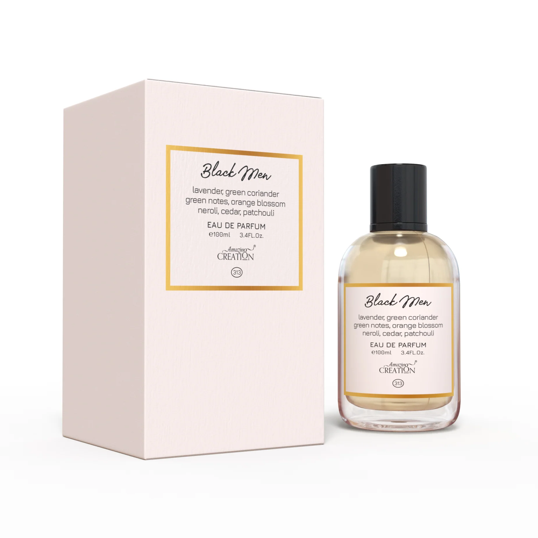Amazing Creation Black Men EDP For Men PFB-313, 100ml
