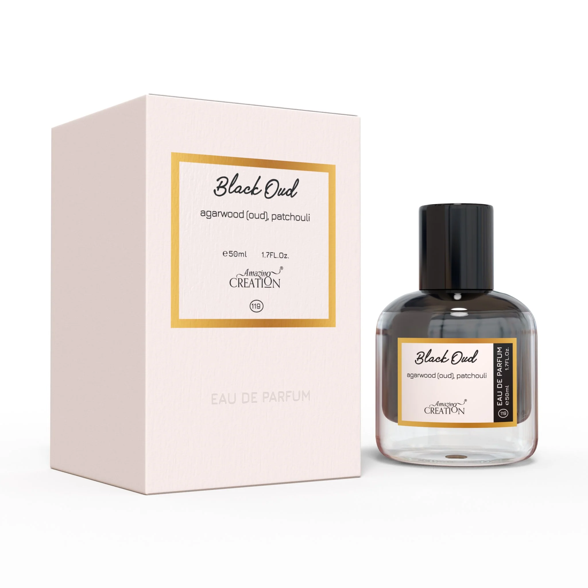 Amazing Creation Black Oud Perfume For Unisex EDP PFB-119 50ml