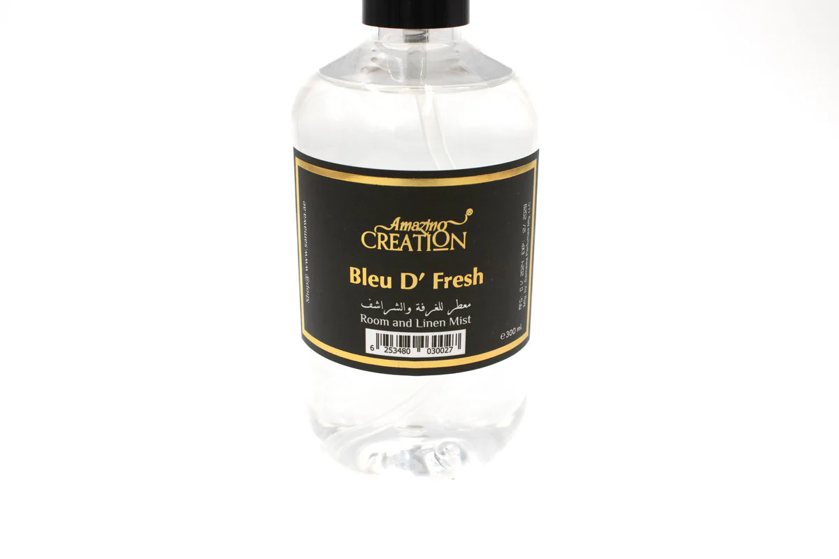 Amazing Creation Bleu D Fresh Room & Linen Mist, Room Freshener 300 ml - Image 3