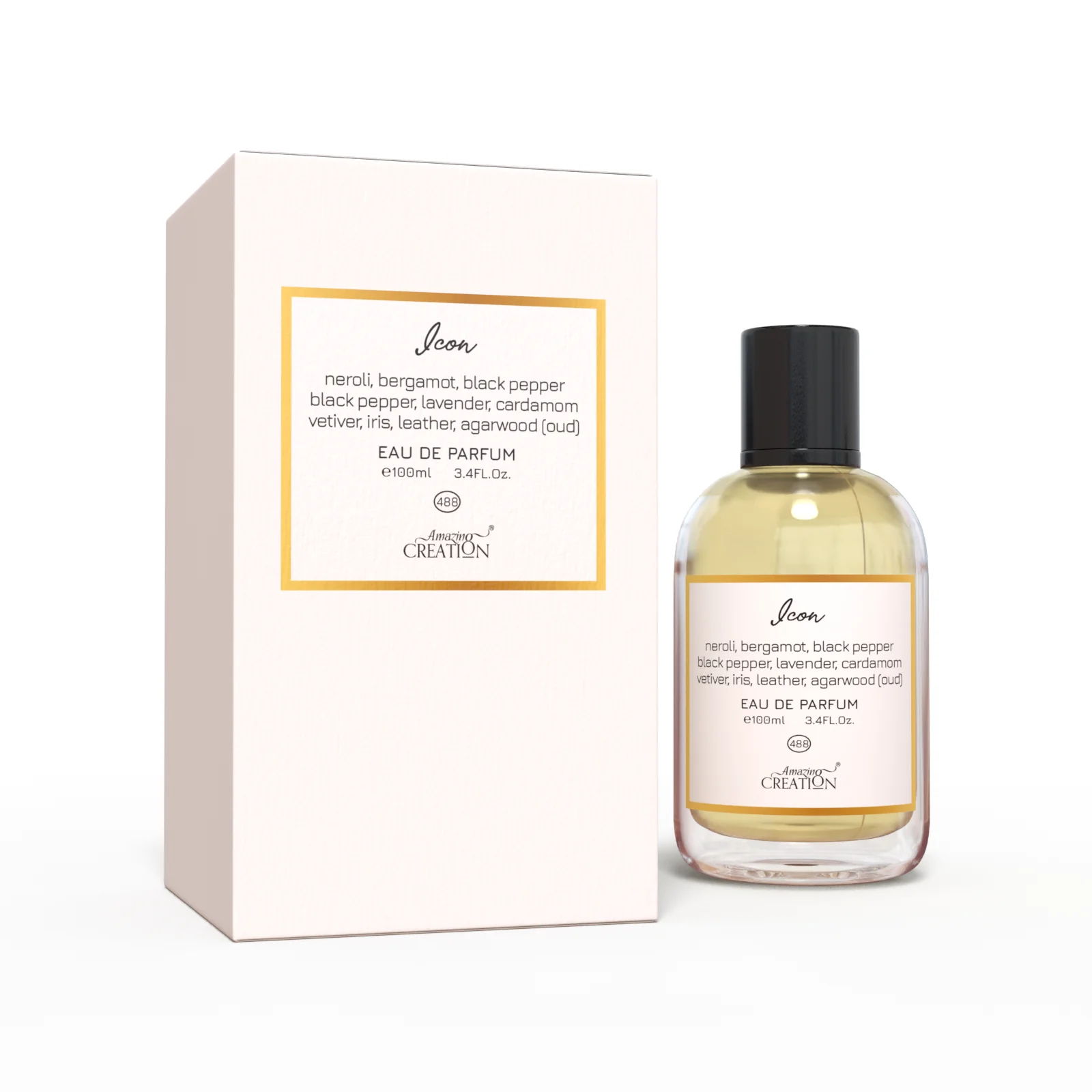 Amazing Creation Icon Eau de Parfum For Men 100ml PFB-488 - Image 2