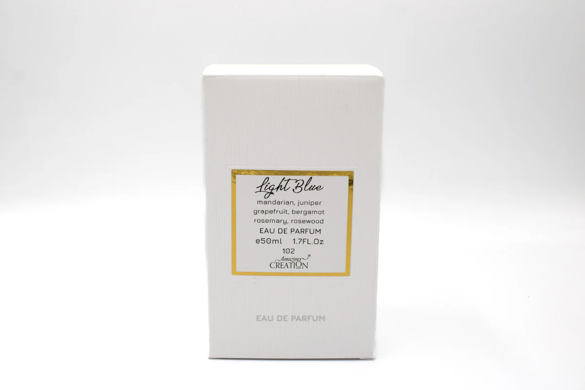 Amazing Creation Light Blue Perfume For Men EDP 50ml PFB-102 - Image 5