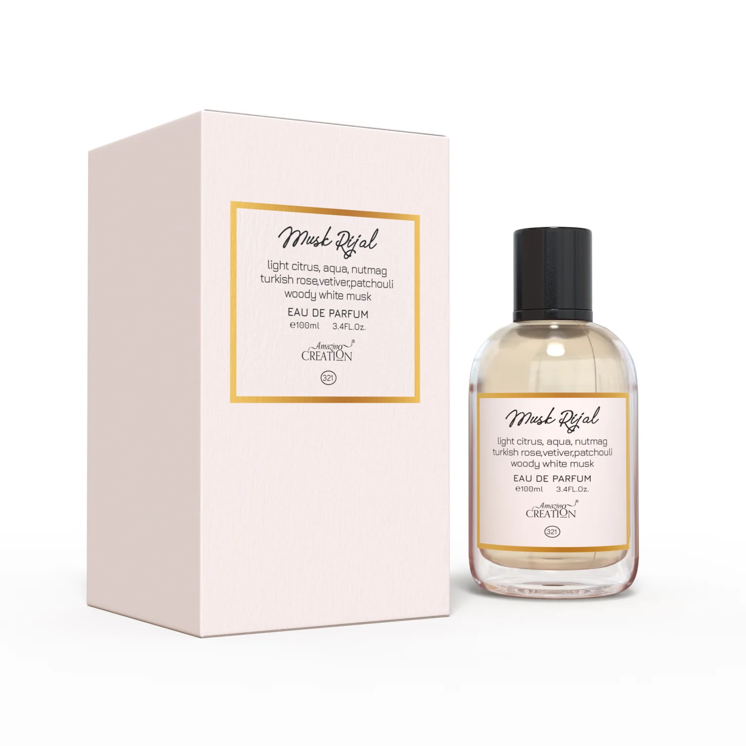 Amazing Creation Musk Rijal EDP For Men 100ml PFB-321