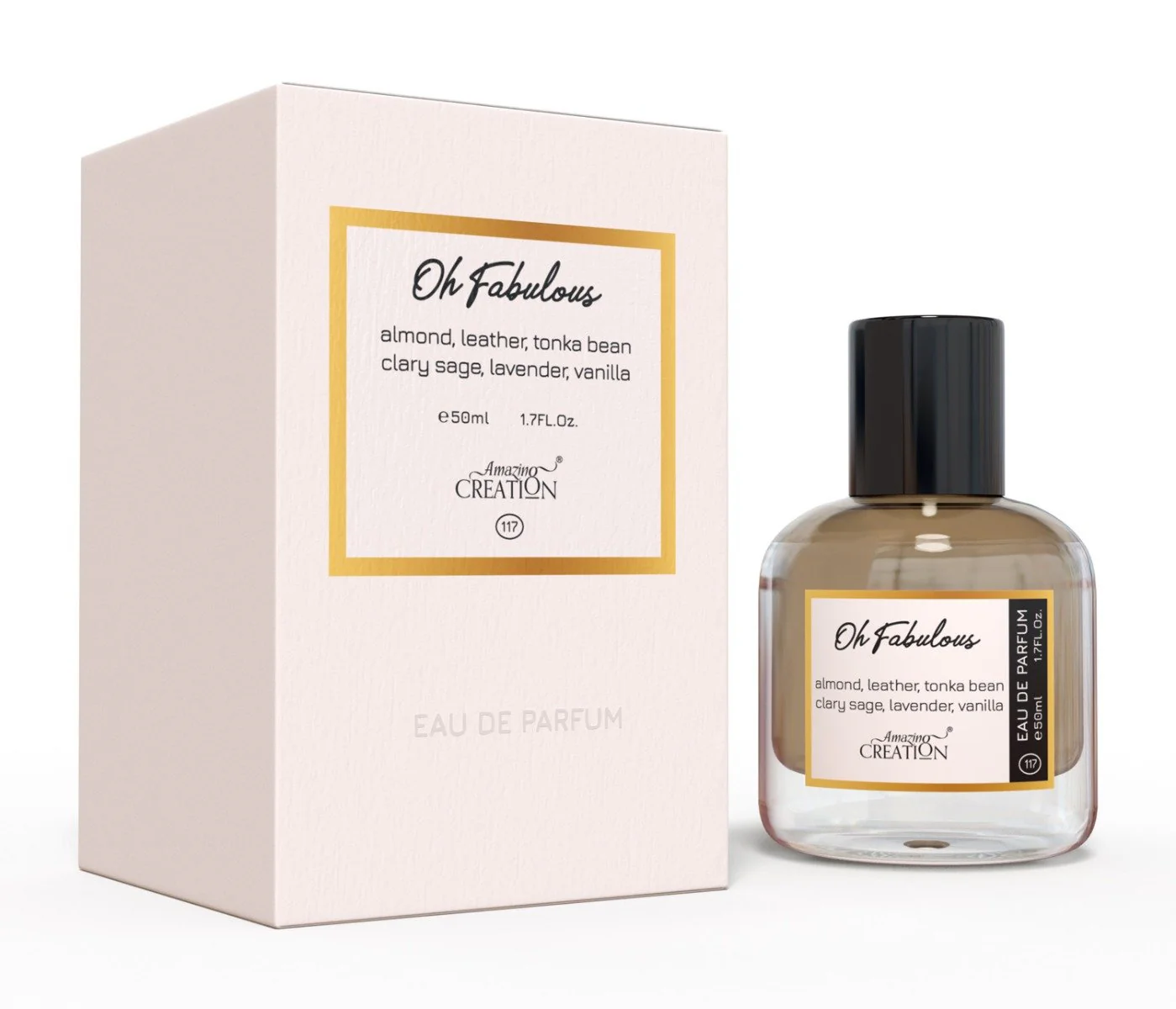 Amazing Creation OH Fabulous Perfume For Unisex EDP PFB-117 50ml