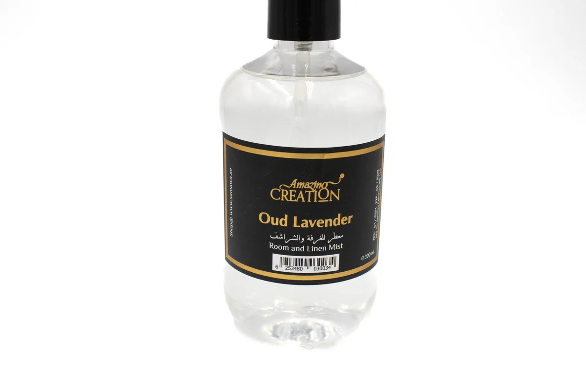 Amazing Creation Oud Lavender Room & Linen Mist, Room Freshener 300ml - Image 3