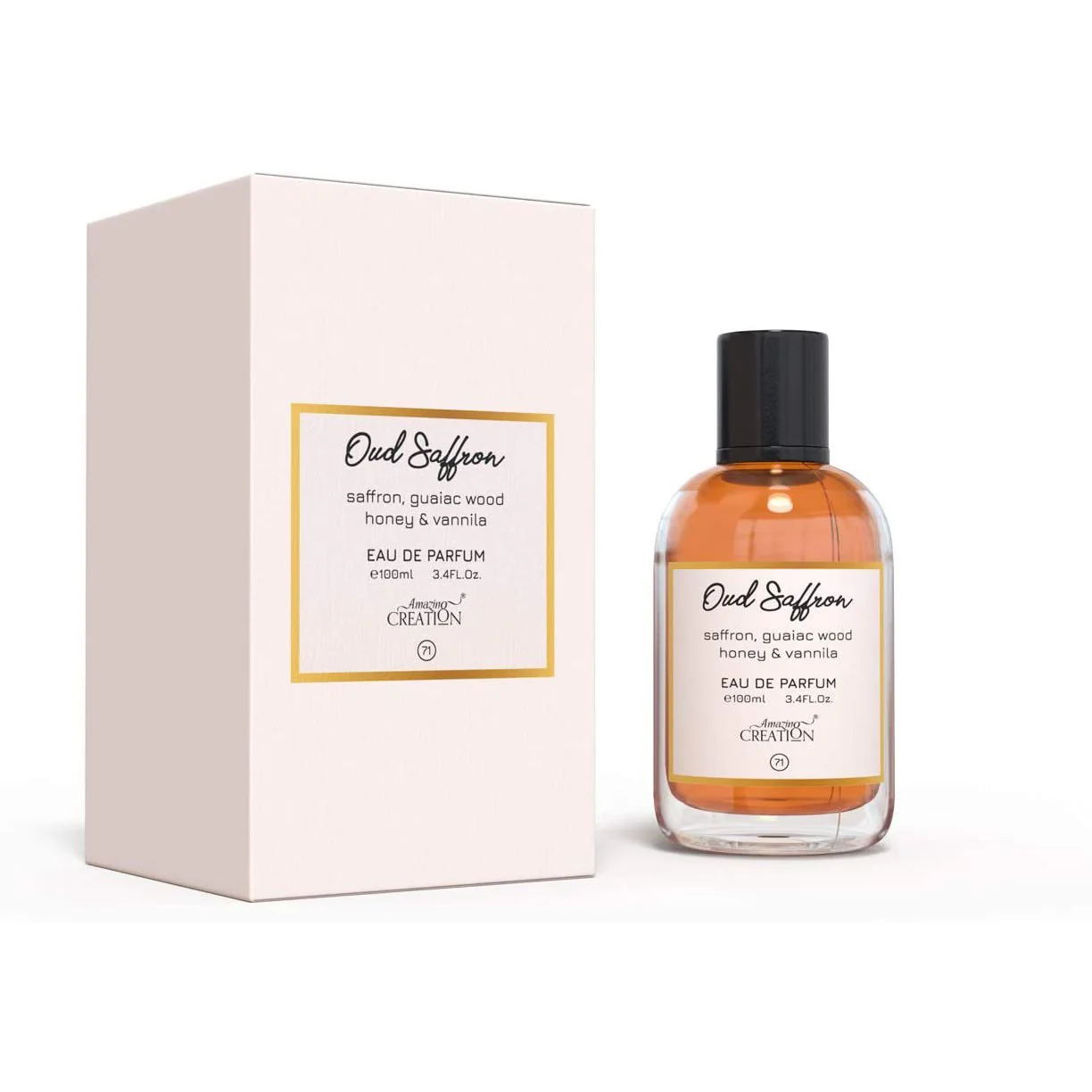 Amazing Creation Oud Saffron - Perfume For Unisex - EDP PFB-71 100ml