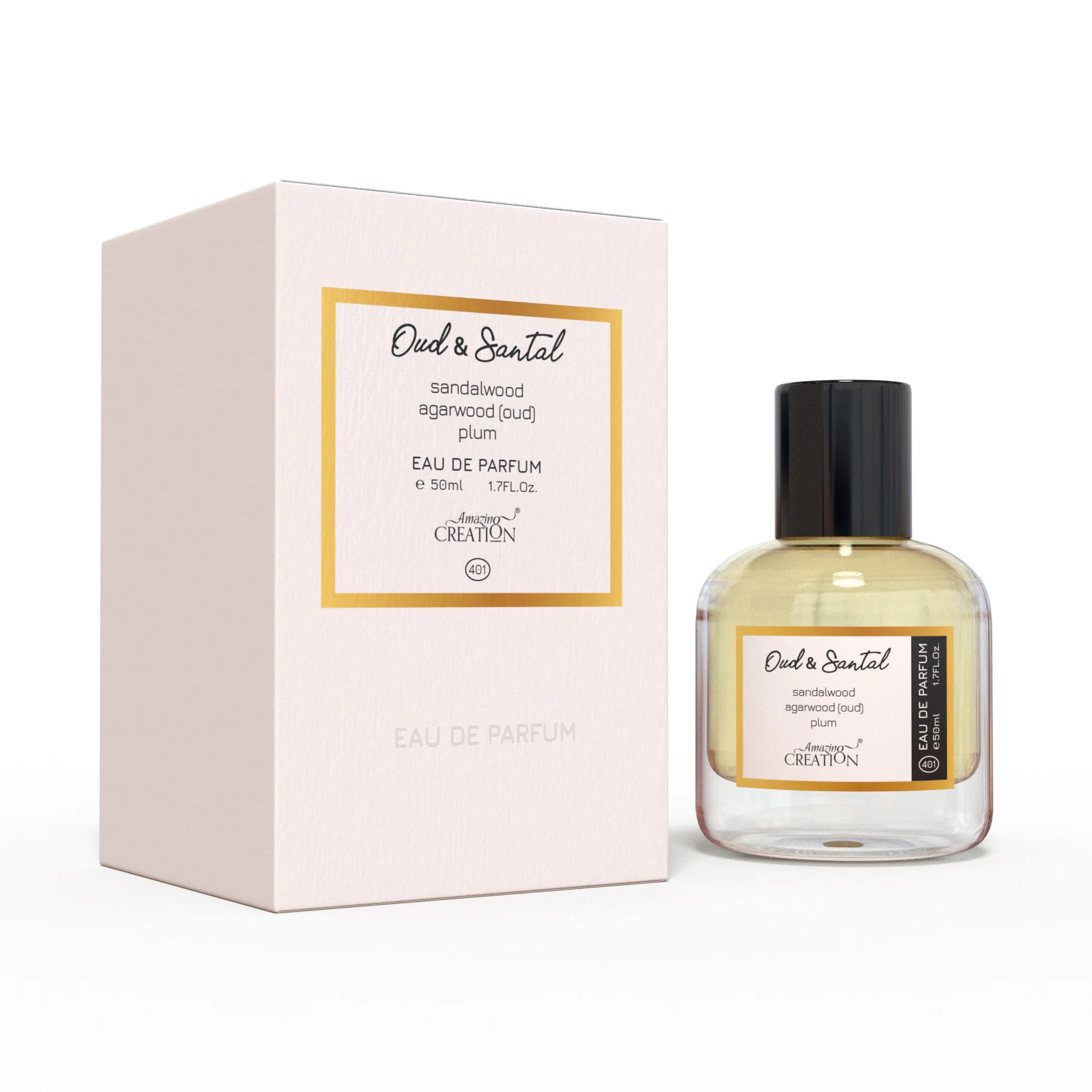 Amazing Creation Oud & Santal EDP For Unisex 50ml PFB-401