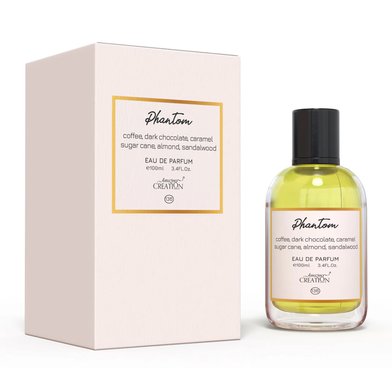 Amazing Creation Phantom Perfume For Unisex EDP PFB-136 50ml - Image 2