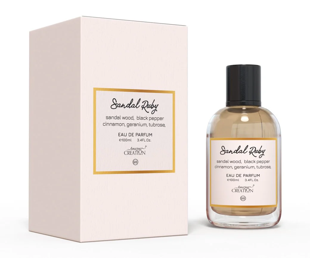 Amazing Creation Sandal Ruby Perfume For Women EDP PFB-98 50ml - Image 2