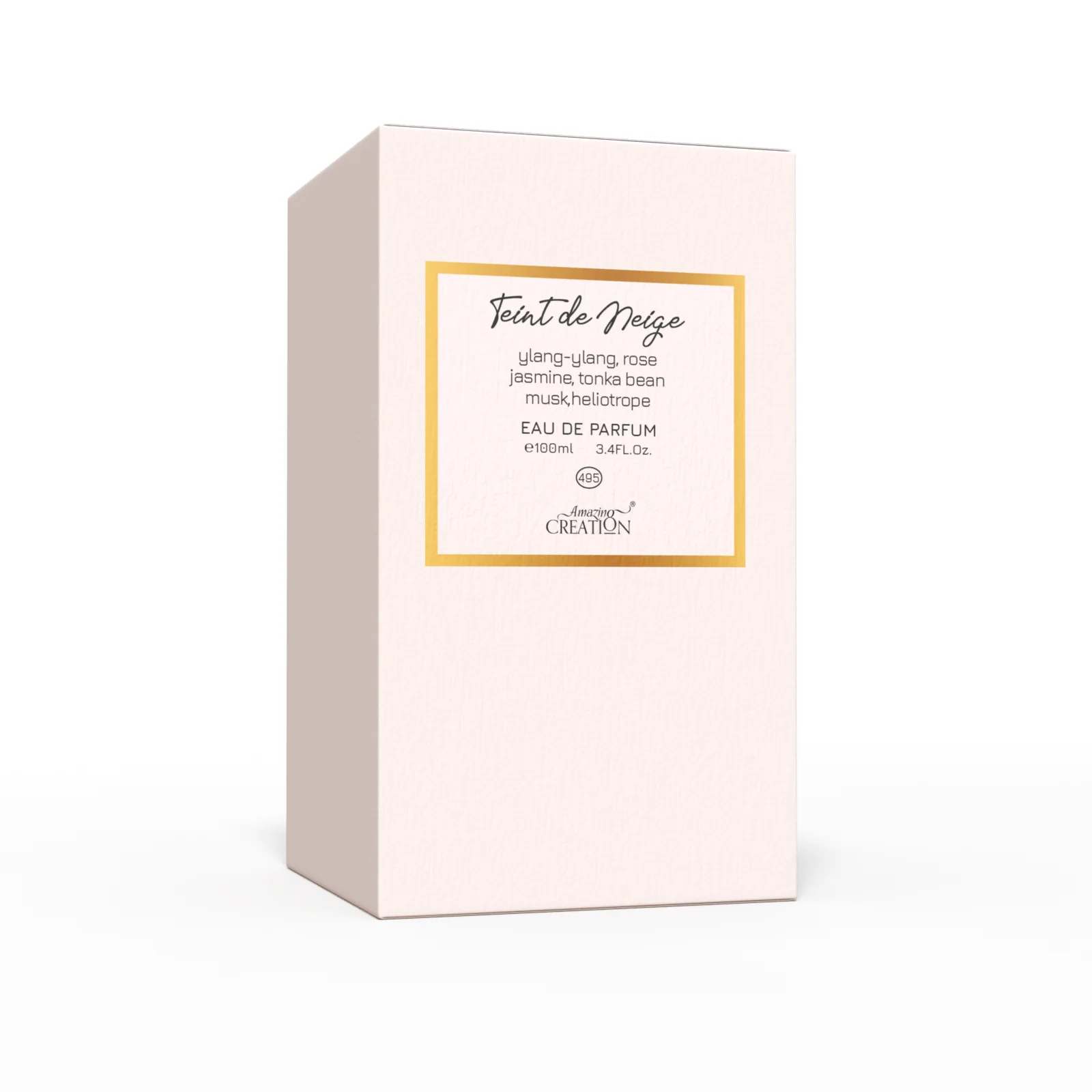 Amazing Creation Teint de Neige Perfume For Unisex EDP 100ml PFB-495 - Image 3