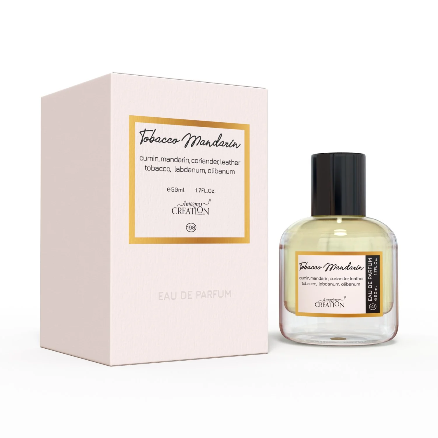 Amazing Creation Tobacco Mandarin Perfume For Unisex EDP PFB-198 50ml