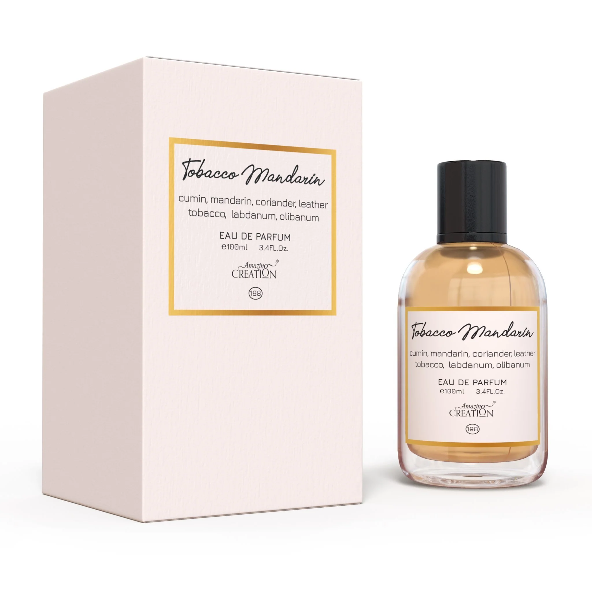 Amazing Creation Tobacco Mandarin Perfume For Unisex EDP PFB-198 50ml - Image 2