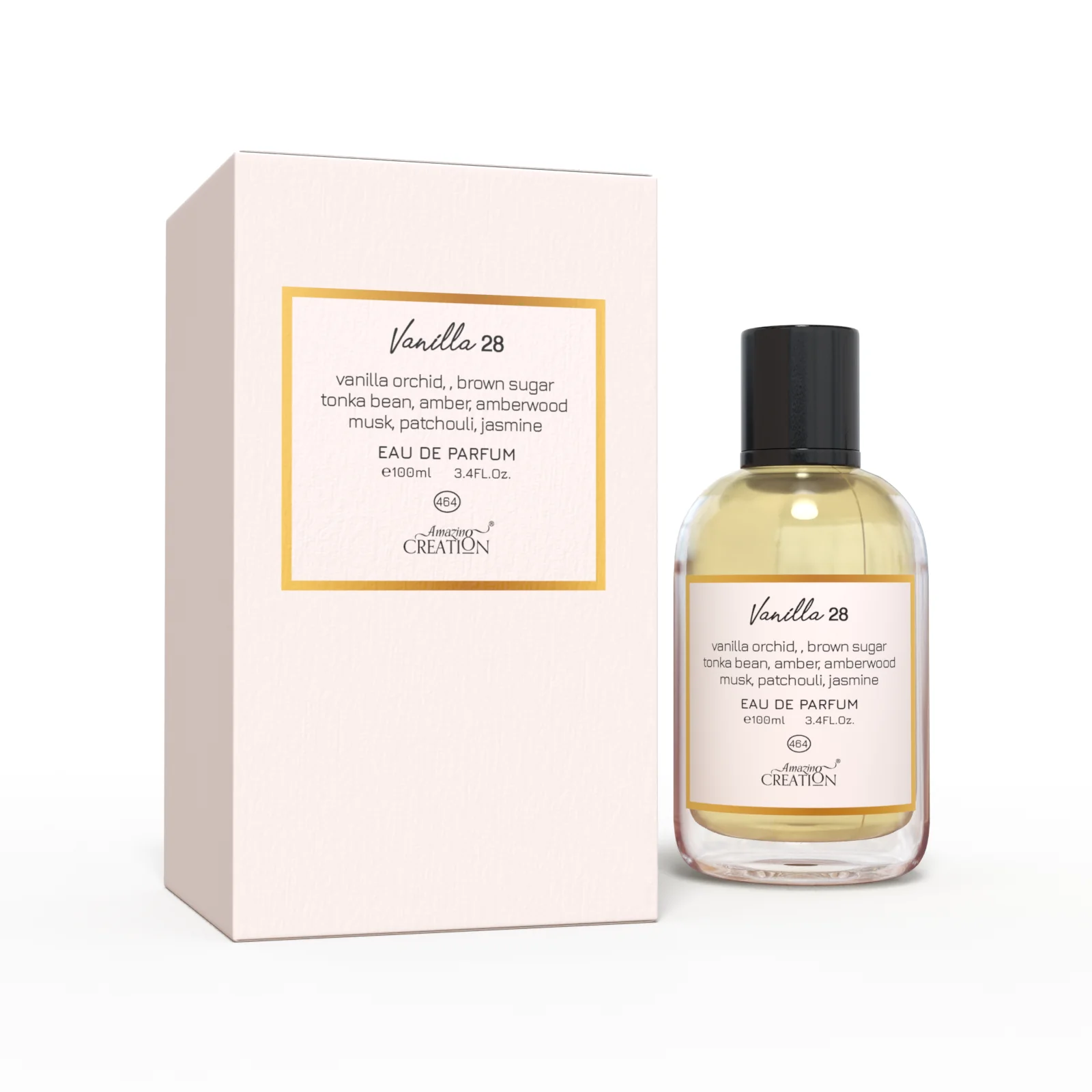 Amazing Creation Vanilla 28 EDP For Unisex 100ml PFB-464 - Image 2