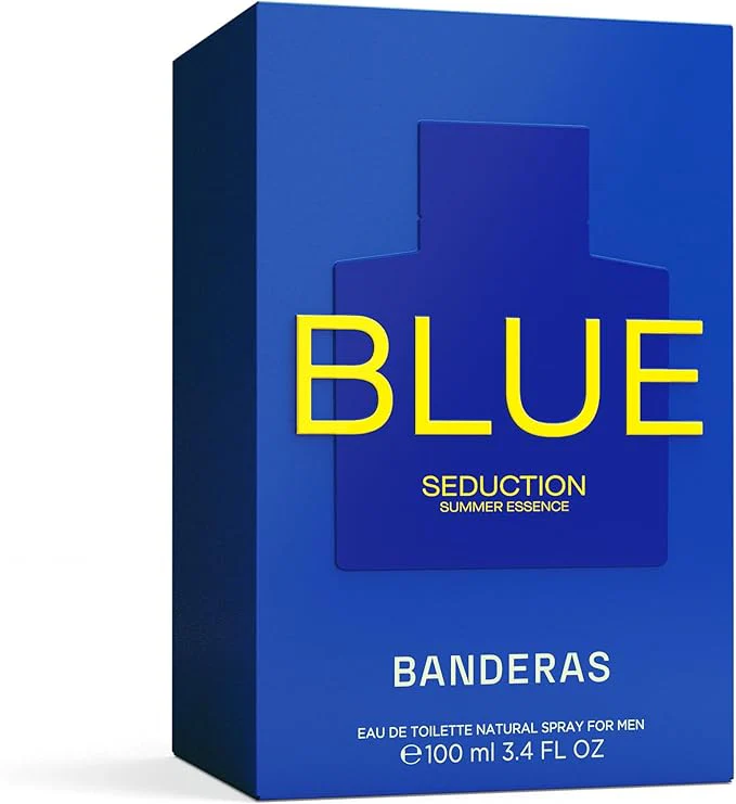 Antonio Banderas Blue Seduction Summer Essence Eau De Toilette For Men - Aromatic Fougere perfume 100ml - Image 3