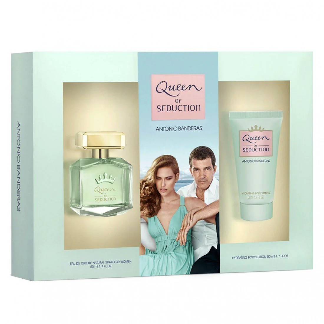 Antonio Banderas Queen Of Seduction Set For Women EDT 50 ml + Hydrating Body Lotion 50 ml