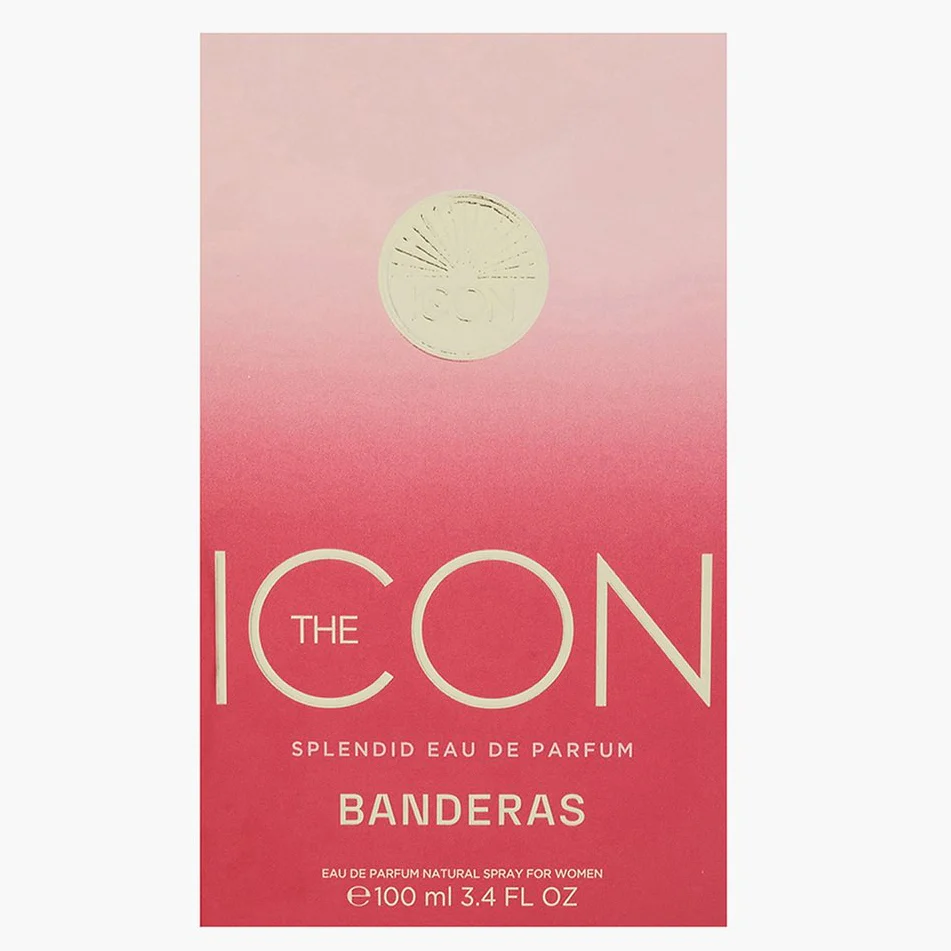 Antonio Banderas The Icon Splendid  Eau De Parfum For Women - Floral Gourmand Perfume 100ml - Image 3
