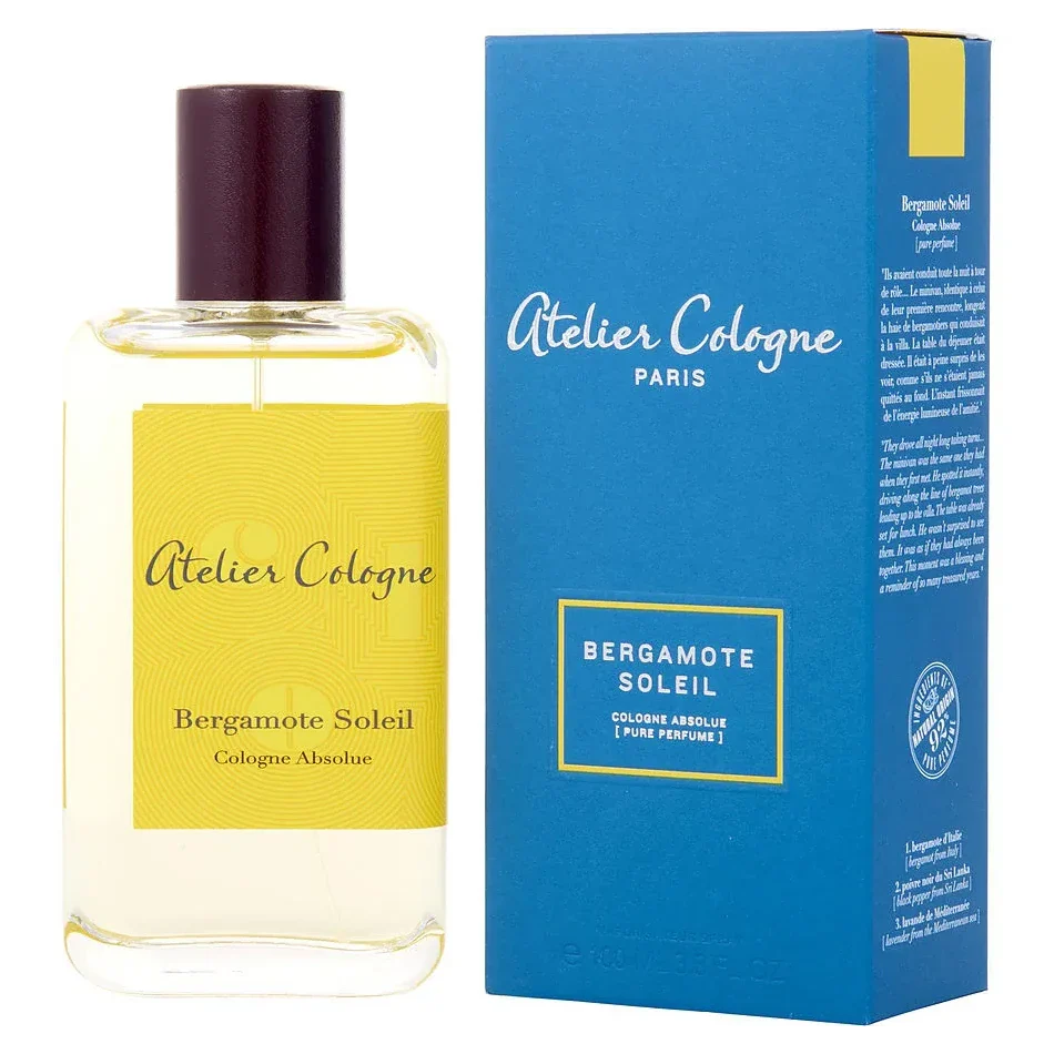 Atelier Cologne Bergamote Soleil Perfume For Unisex Cologne Absolue 100ml