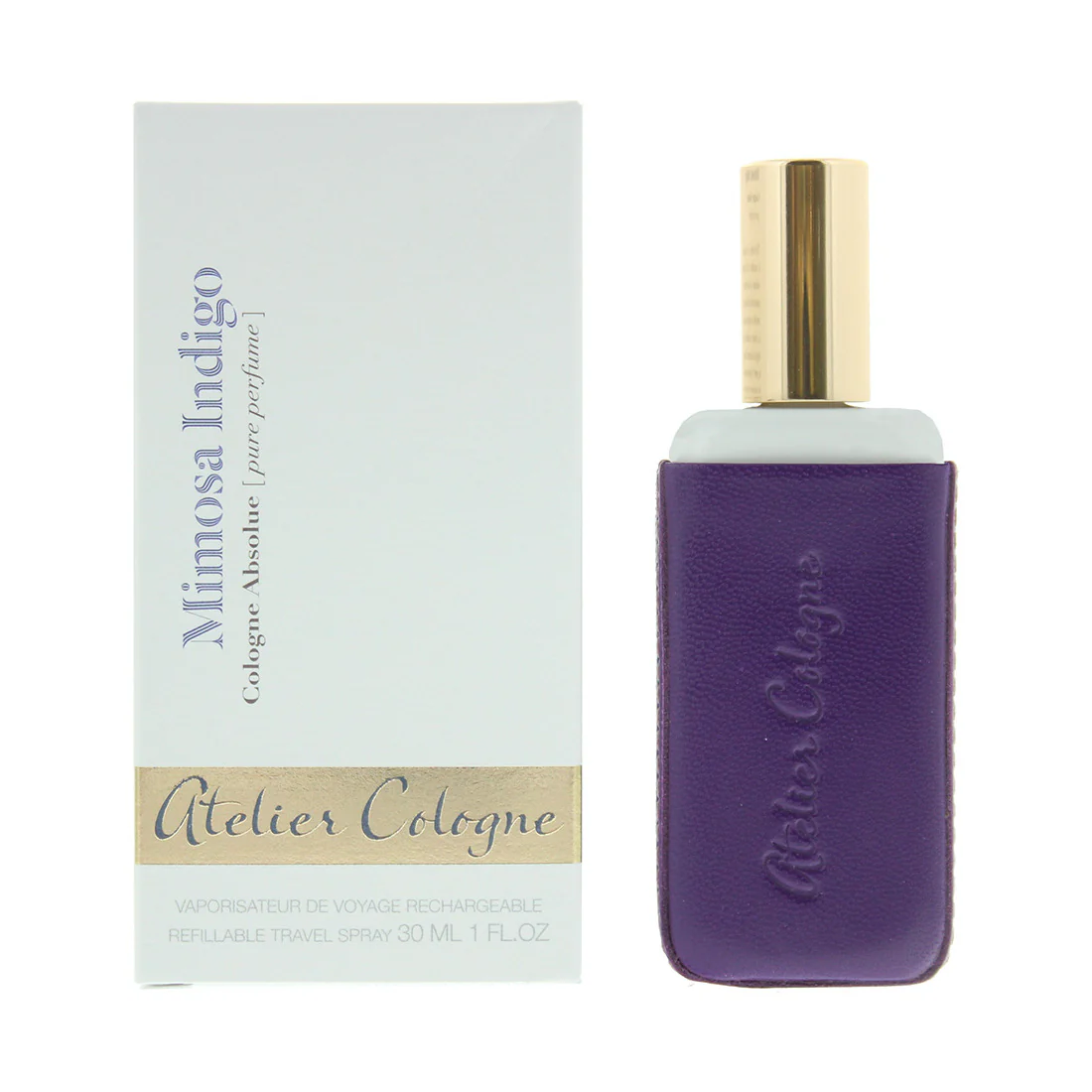 Atelier Cologne Mimosa Indigo Perfume For Unisex Cologne Absolue 30ml Travel Spray Refillable