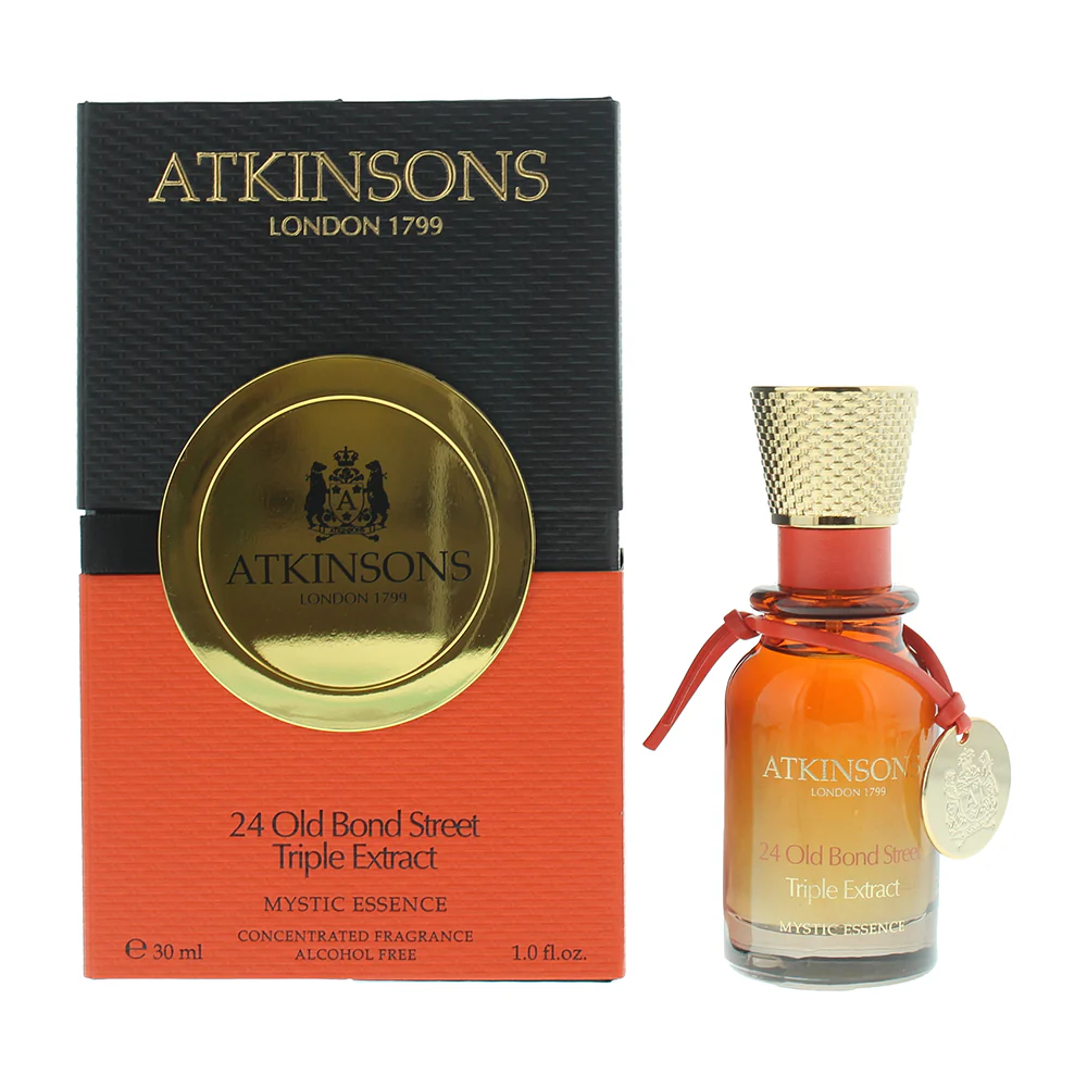 ATKINSONS 24 OLD BOND STREET TRIPLE EXTRACT MYSTIC ESSENCE PERFUME OIL FOR MEN AND WOMEN 30ml