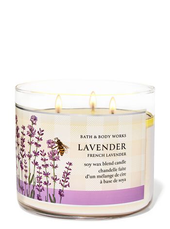 Bath And Body Works French Lavender Scented Candle 411g