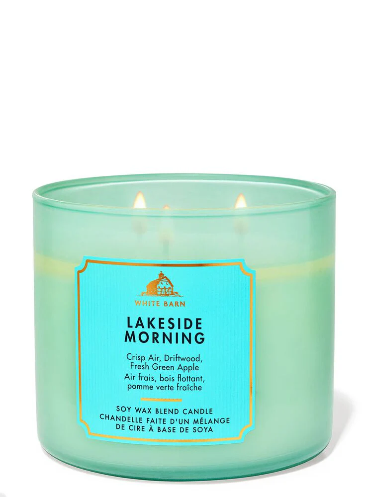 Bath And Body Works Lakeside Morning Scented Candle 411g