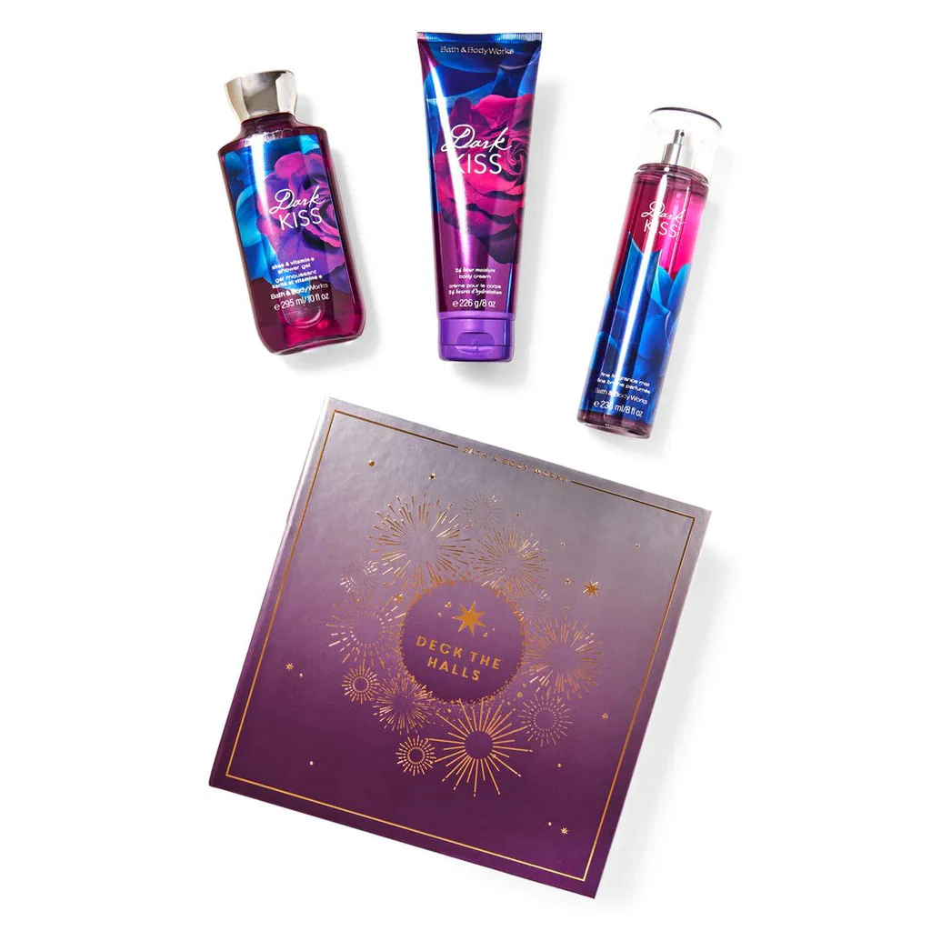 Bath & Body Works Dark Kiss Deck The Halls Gift Set For Women