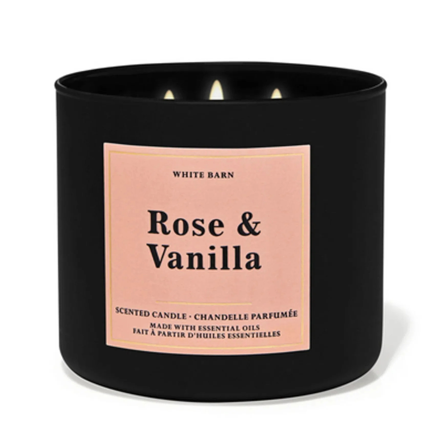 Bath & Body Works Rose & Vanilla Scented Candle
