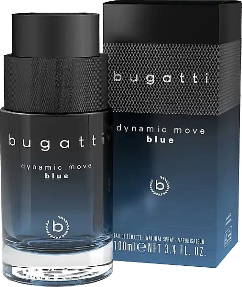 Bugatti Dynamic Move Blue Eau de Toilette For Men Fresh 100ml