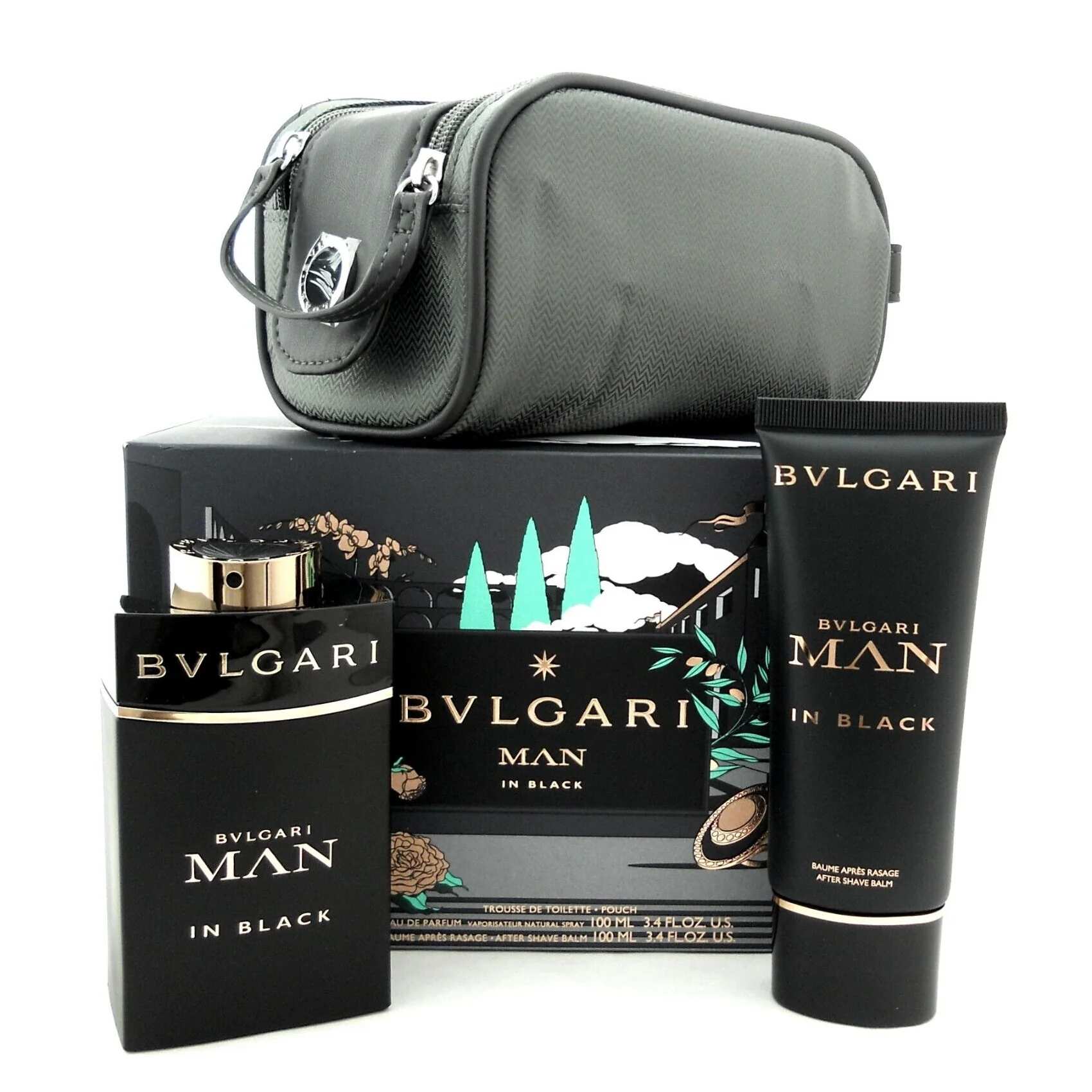 Bvlgari Man In Black Gift Set For Men