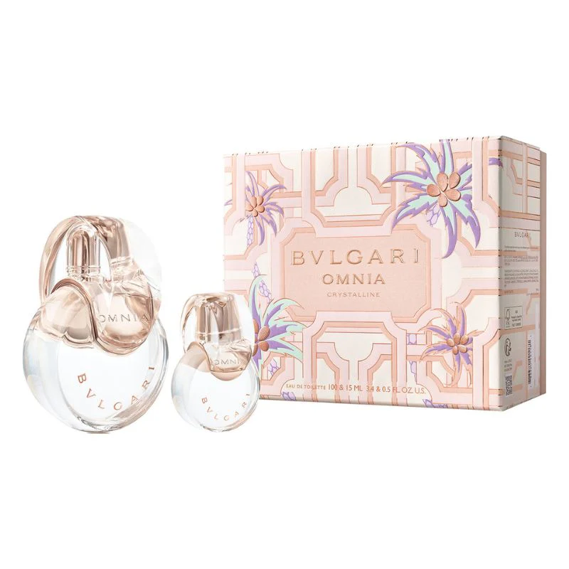 Bvlgari Omnia Crystalline For Women Set EDT 100ml + EDT 15ml - Image 2