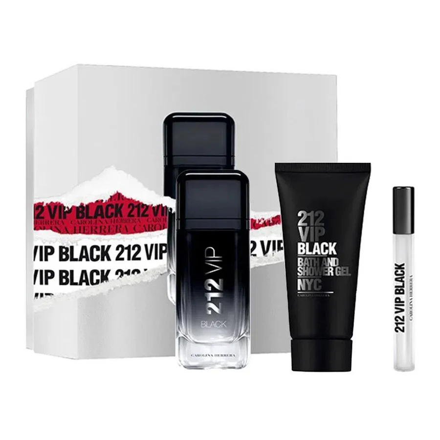 Carolina Herrera 212 Vip Black Gift Set For Men
