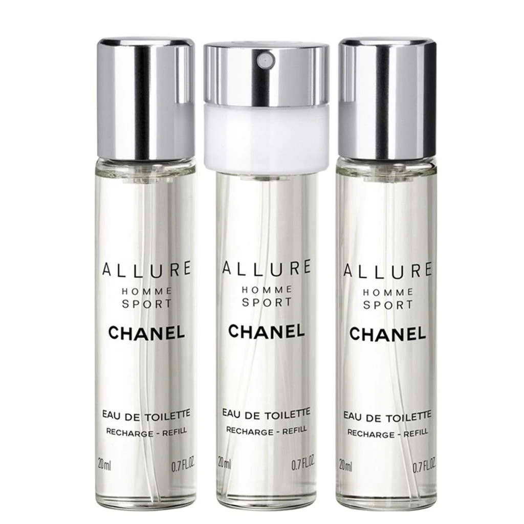 CHANEL ALLURE HOMME SPORT TRAVEL SPRAY FOR MEN EDT  3x20 ml - Image 2