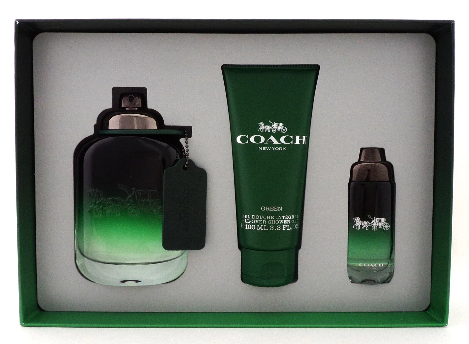Coach Green Gift Set For Men