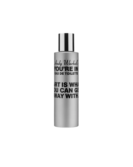 Comme des Garçons Andy Warhol’s You’re In “Art Is What You Can Get Away With” Eau de Toilette For Men And Women Citrus 100ml