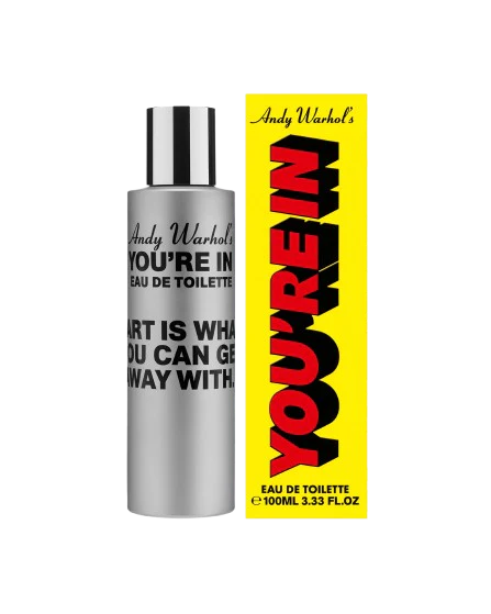 Comme des Garçons Andy Warhol’s You’re In “Art Is What You Can Get Away With” Eau de Toilette For Men And Women Citrus 100ml - Image 2