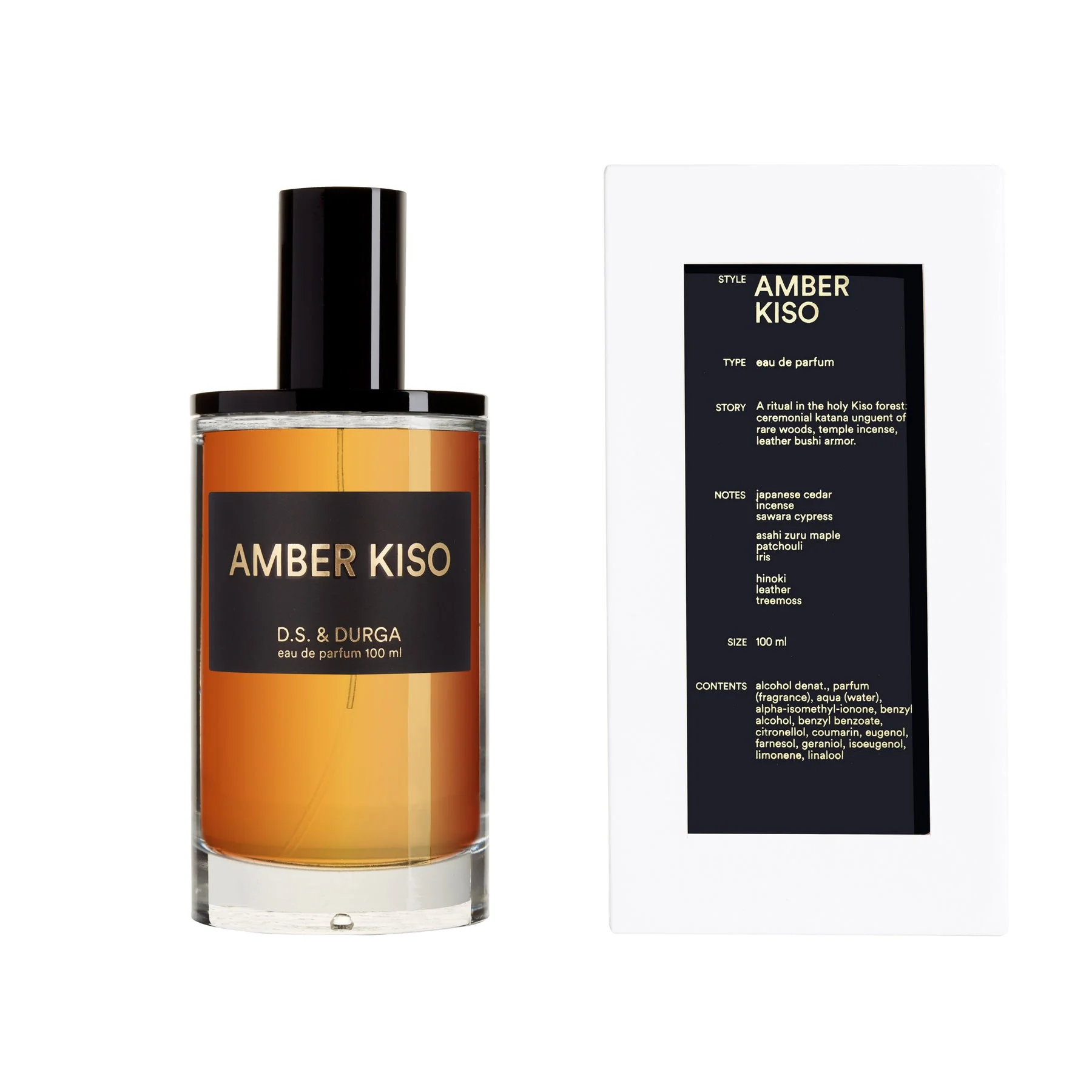 D.S. & Durga Amber Kiso Eau De Parfum For Unisex - Woody Chypre Perfume 100ml - Image 2