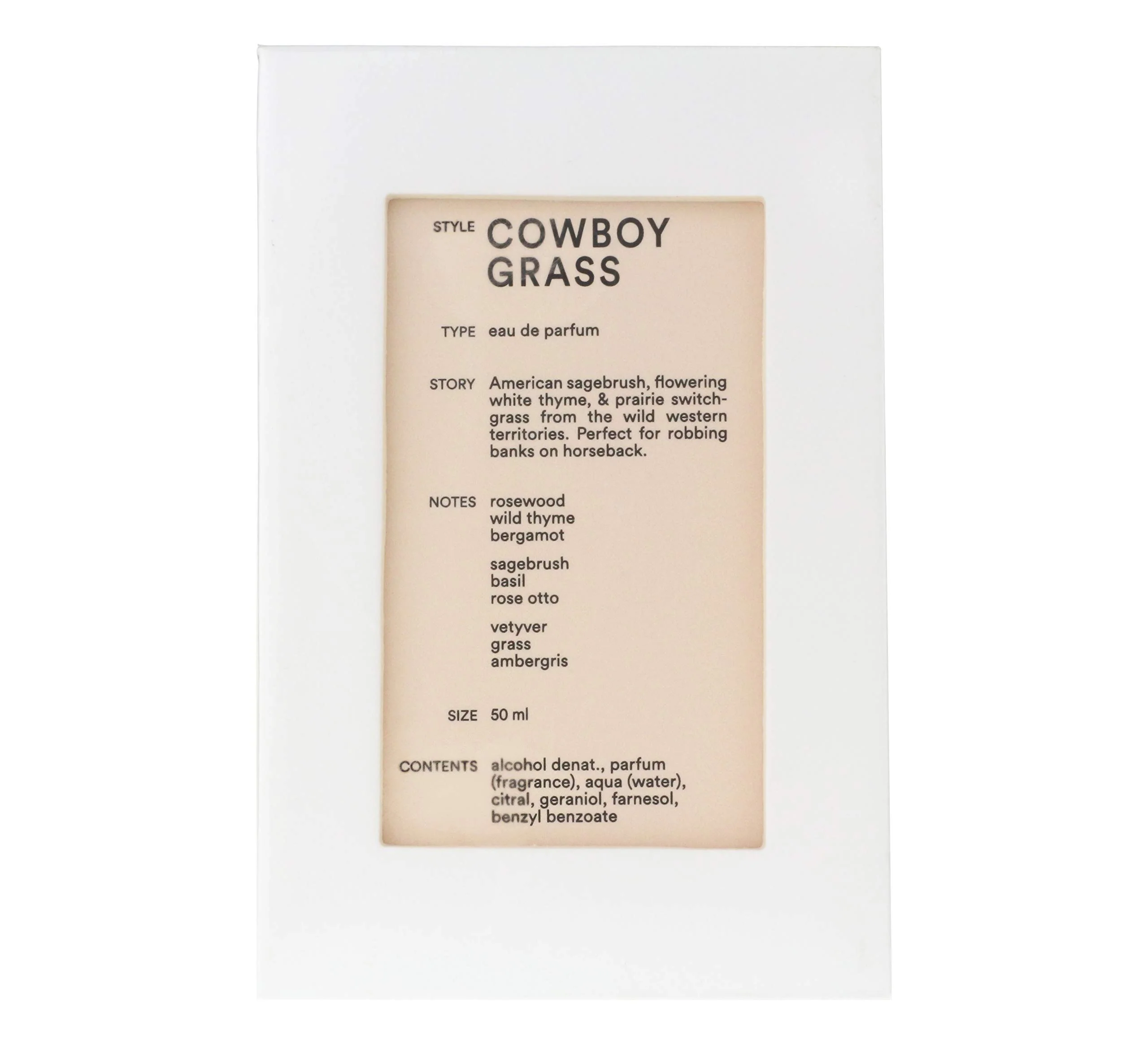 D.S. & Durga Cowboy Grass Eau De Parfum For Men - Woody Aromatic Perfume 50ml - Image 2