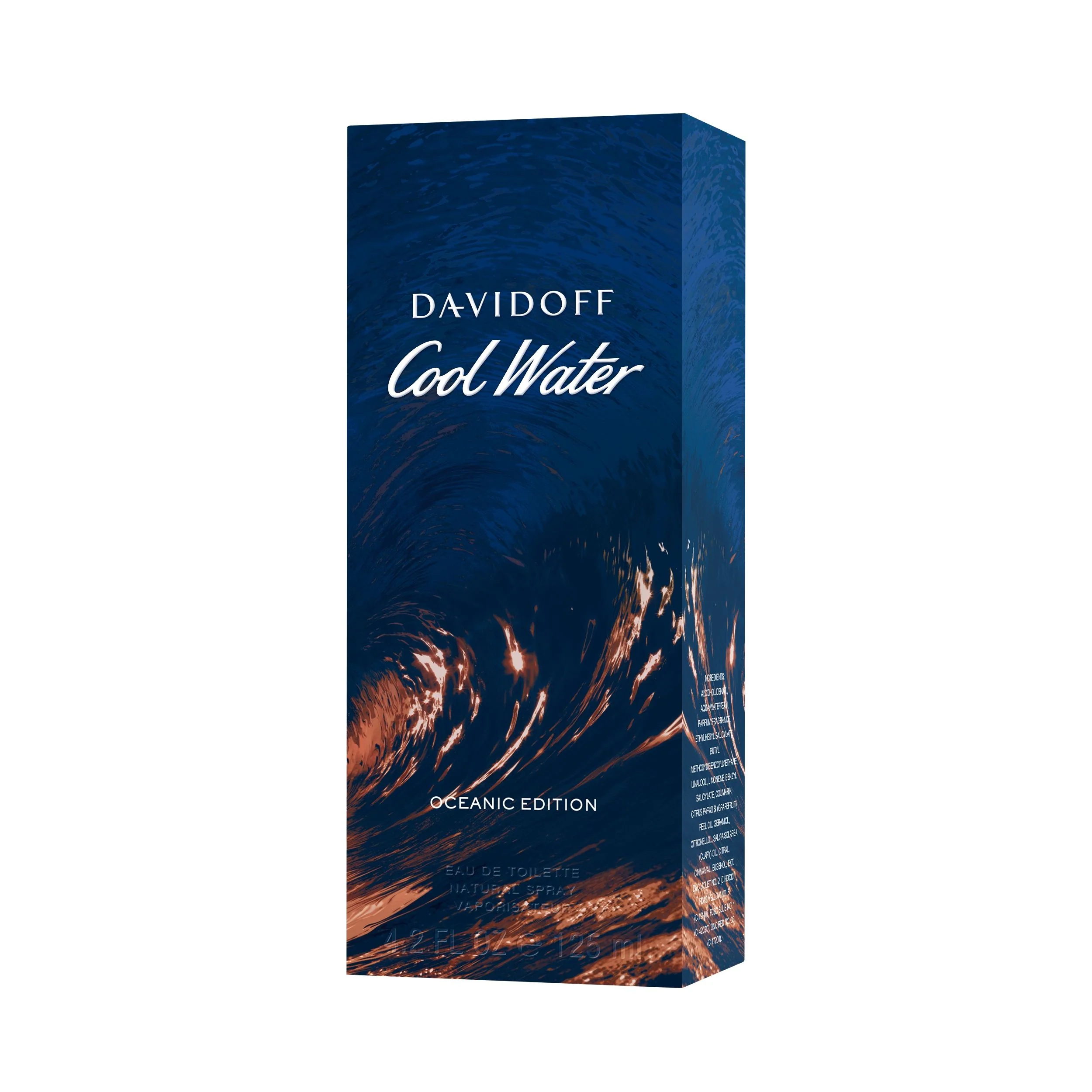 Davidoff Cool Water Oceanic Edition Eau De Toilette For Men - Aromatic Aquatic Perfume 125ml - Image 2