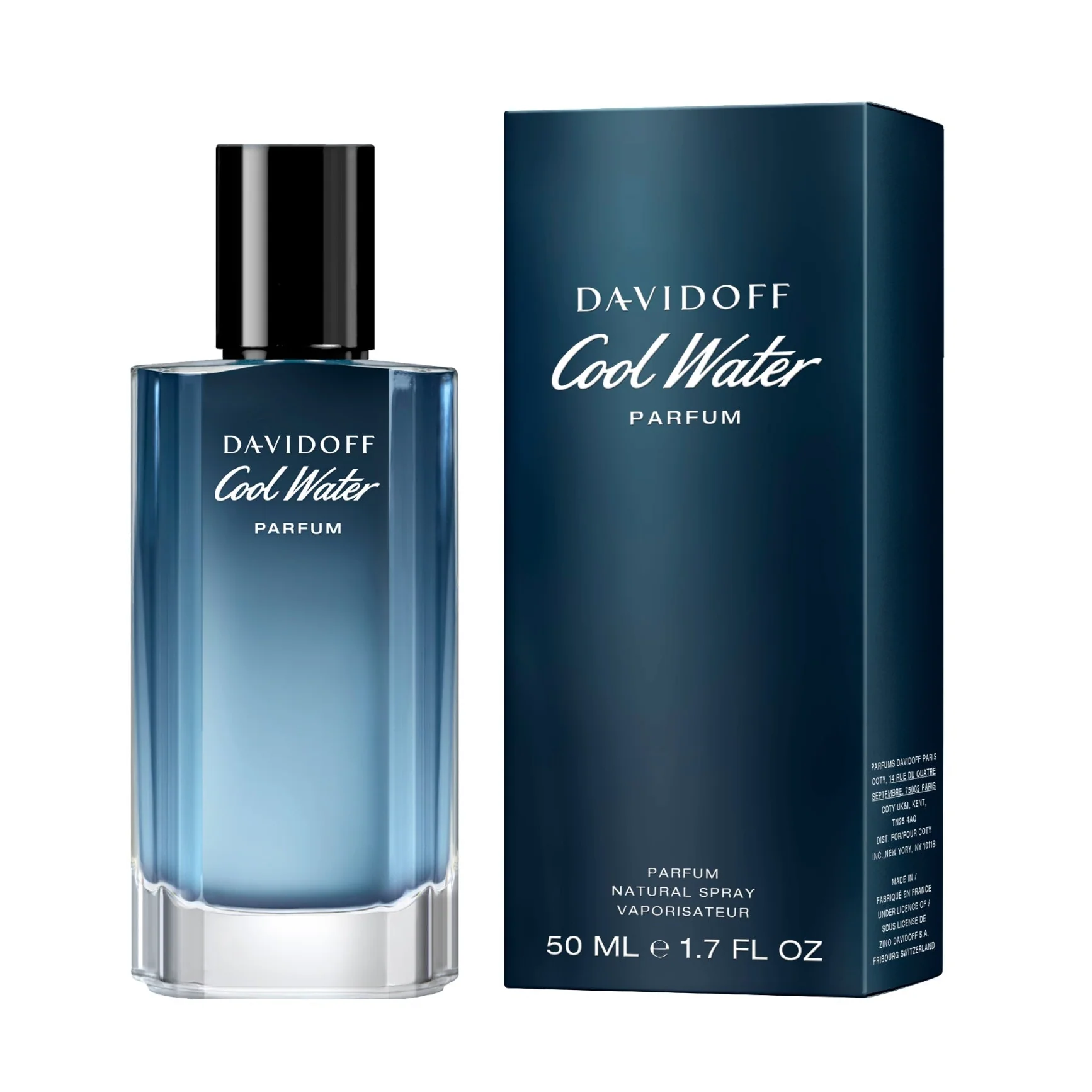 Davidoff Cool Water Parfum For Men - Earthy & Woody Perfume 50ml - Image 2