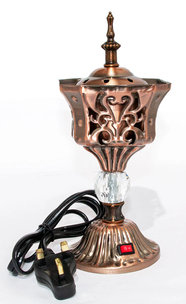 Electric Incense Bakhoor Burner (Mabkhara) - Oud Burner, 9 inch Tall