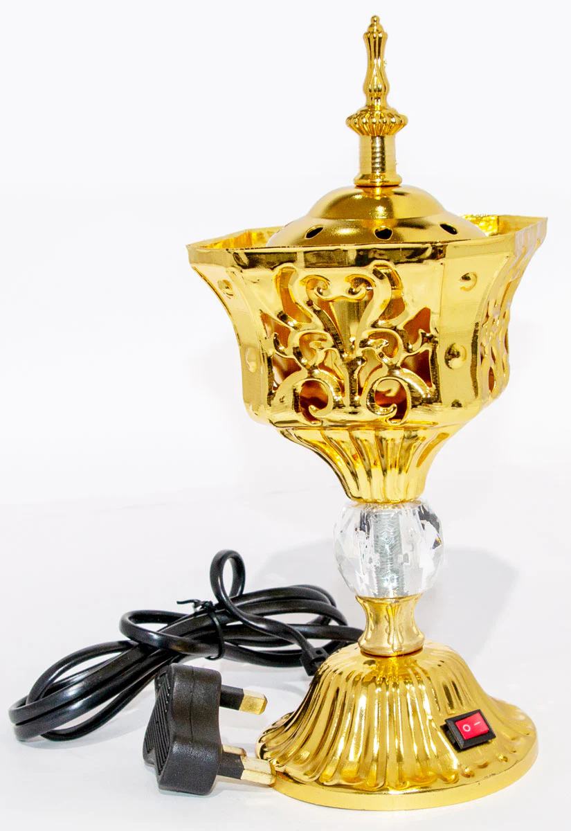 Electric Incense Bakhoor Burner (Mabkhara) - Oud Burner, 9 inch Tall - Image 3